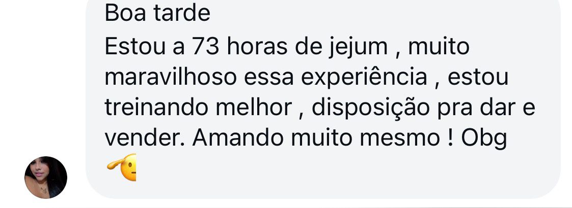 Print de depoimento real de participante 2